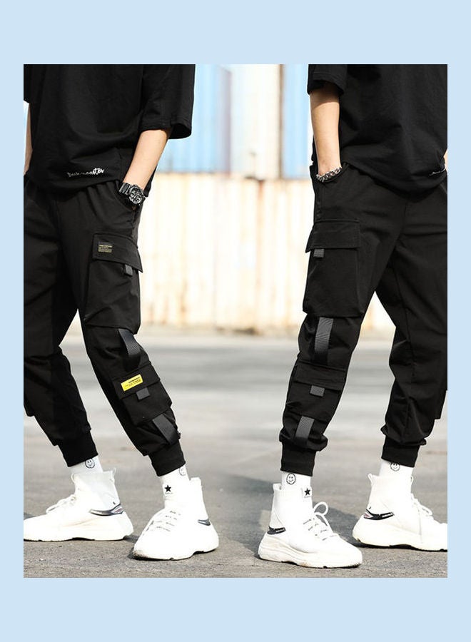 Cargo Harem Pants Black