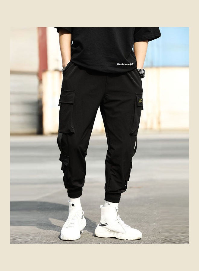 Cargo Harem Pants Black