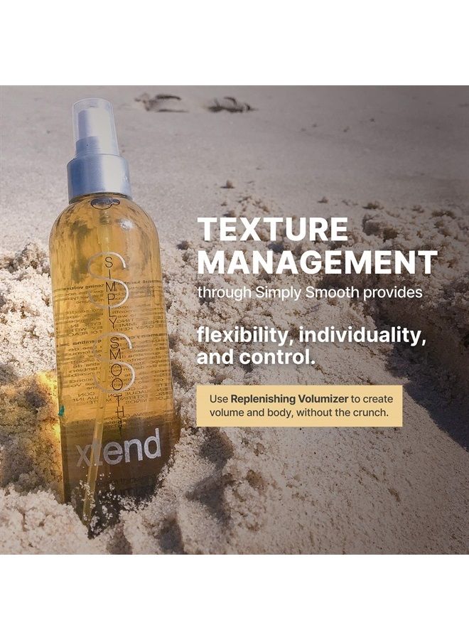 Simply Smooth Xtend Keratin Replenishing Volumizer | Thickening Spray For Fine, Thin & Lifeless Hair | Create Body, Volume & Texture to Limp Hair | Weightless Hair Plumper | 8.5 Oz.
