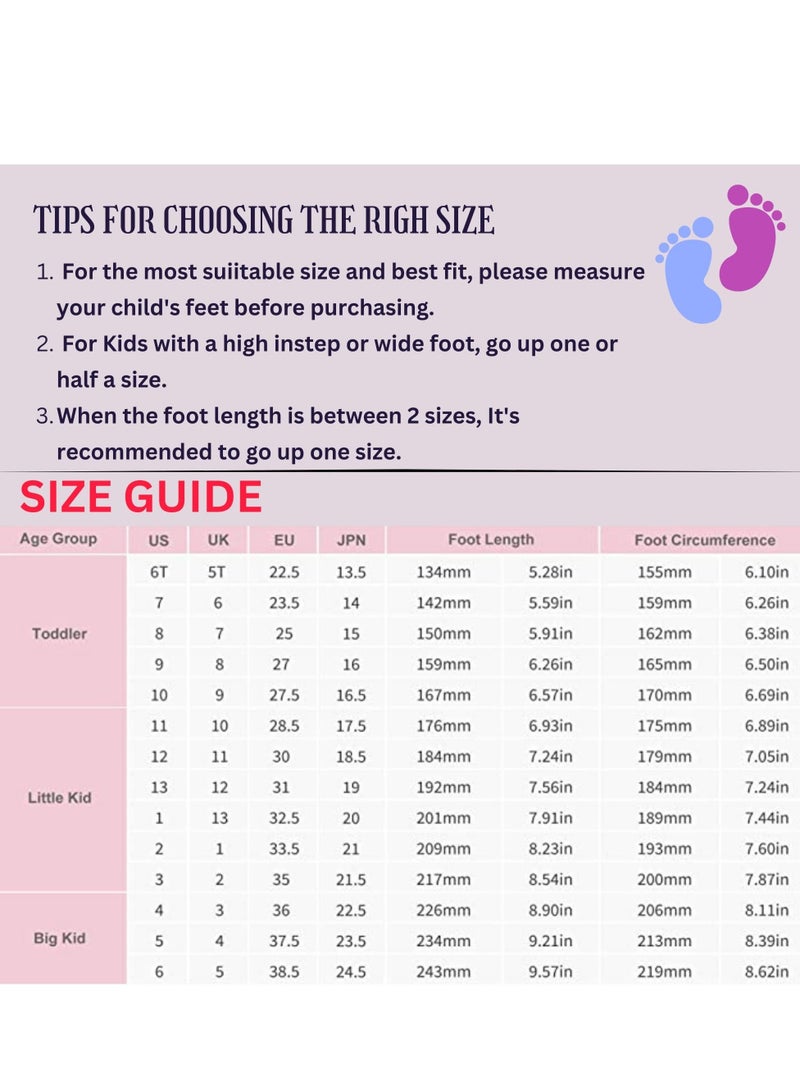 Mon Ami Sneakers for girls, Casual Lace Up Lightweight Shoes for baby girls and girls