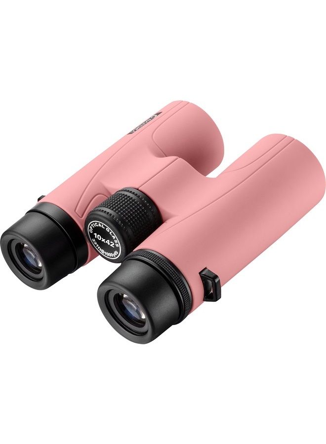 AB12976 Crush Binoculars for Hunting, Hiking, Events, Sports, etc, 10x42mm, Blush Pink