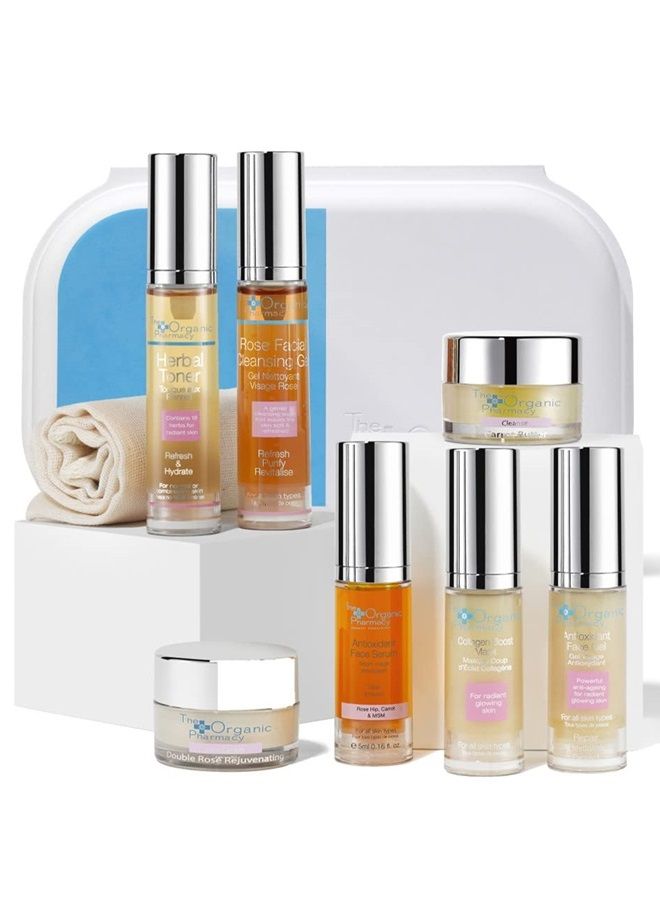 Essential Skin Care Kit - 7 Pc Travel-size Collection