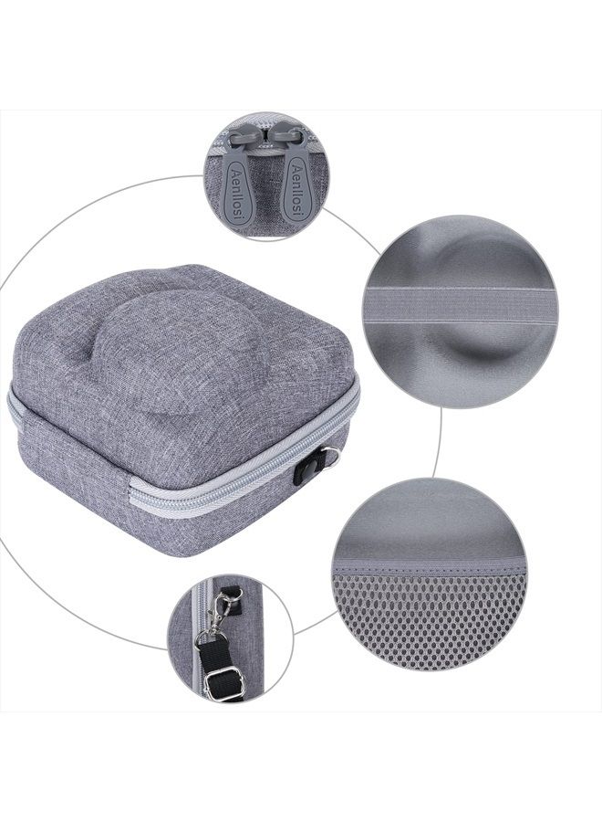 Hard Carrying Case Replacement for Fujifilm Instax Mini 12/11 Instant Camera,Protective Case Compatible with Instax Camera Mini 12/11(Clay White)