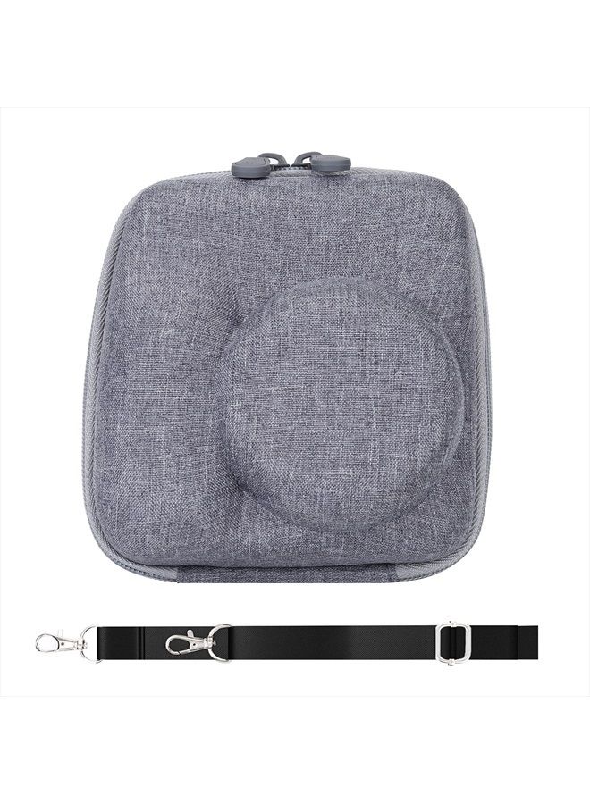 Hard Carrying Case Replacement for Fujifilm Instax Mini 12/11 Instant Camera,Protective Case Compatible with Instax Camera Mini 12/11(Clay White)