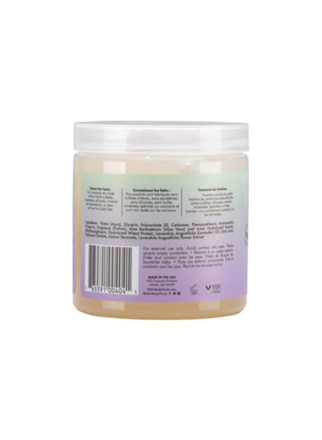 Lavender Aloe Smoothing Hair Gel (8 oz) - Enhances Curly or Natural Hair Look – Smooth Frizz & Tame Flyaways