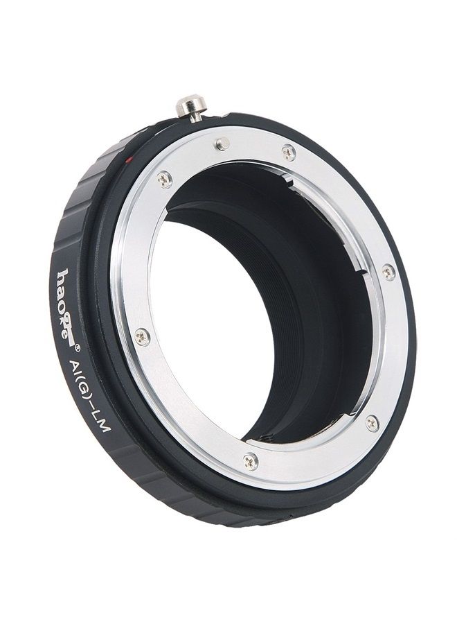 Lens Mount Adapter for Nikon Nikkor F AI/AIS/G/D Lens to Leica M LM Mount Camera Such as M240, M240P, M262, M3, M2, M1, M4, M5, M6, MP, M7, M8, M9, M9-P, M Monochrom, M-E, M, M-P, M10, M-A