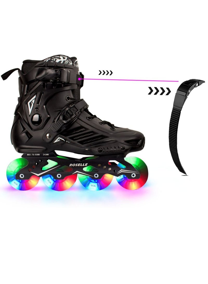 Inline Skates Shoes with LED Wheels for Unisex
