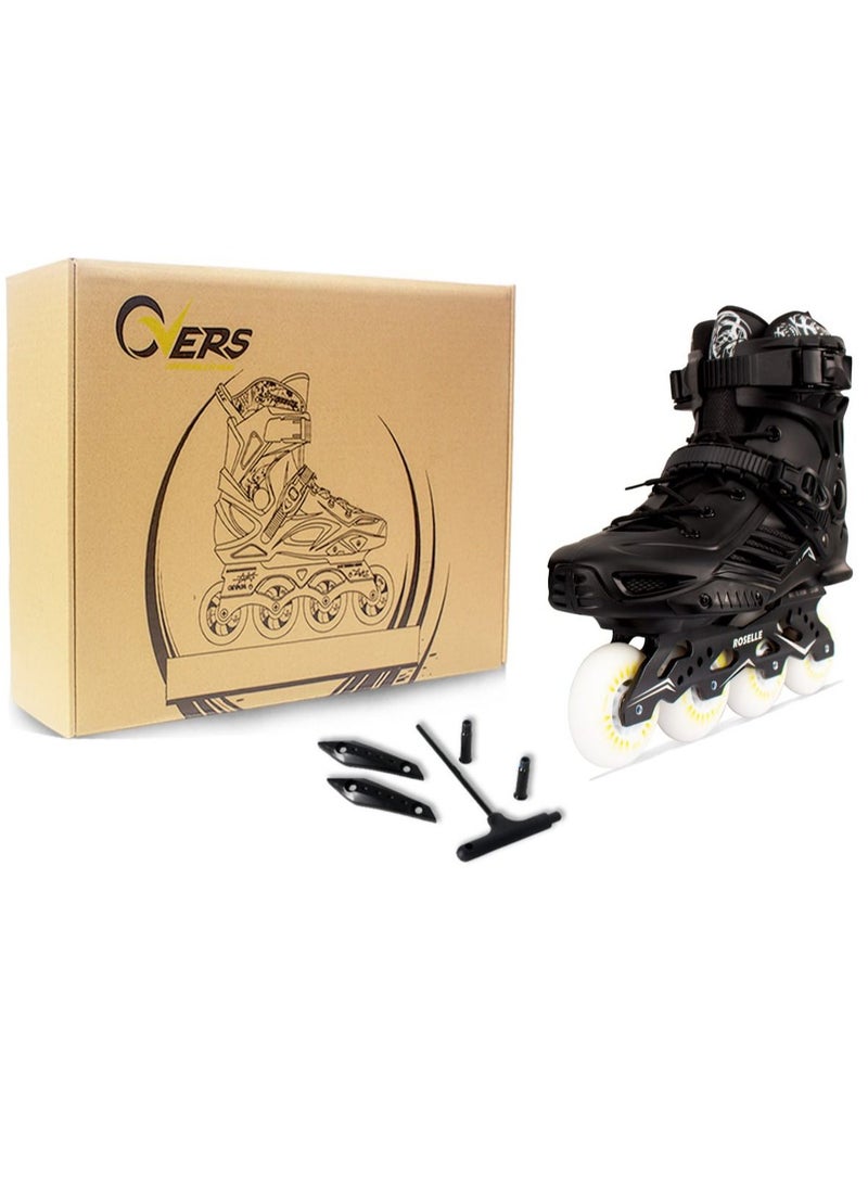 Inline Skates Shoes with LED Wheels for Unisex