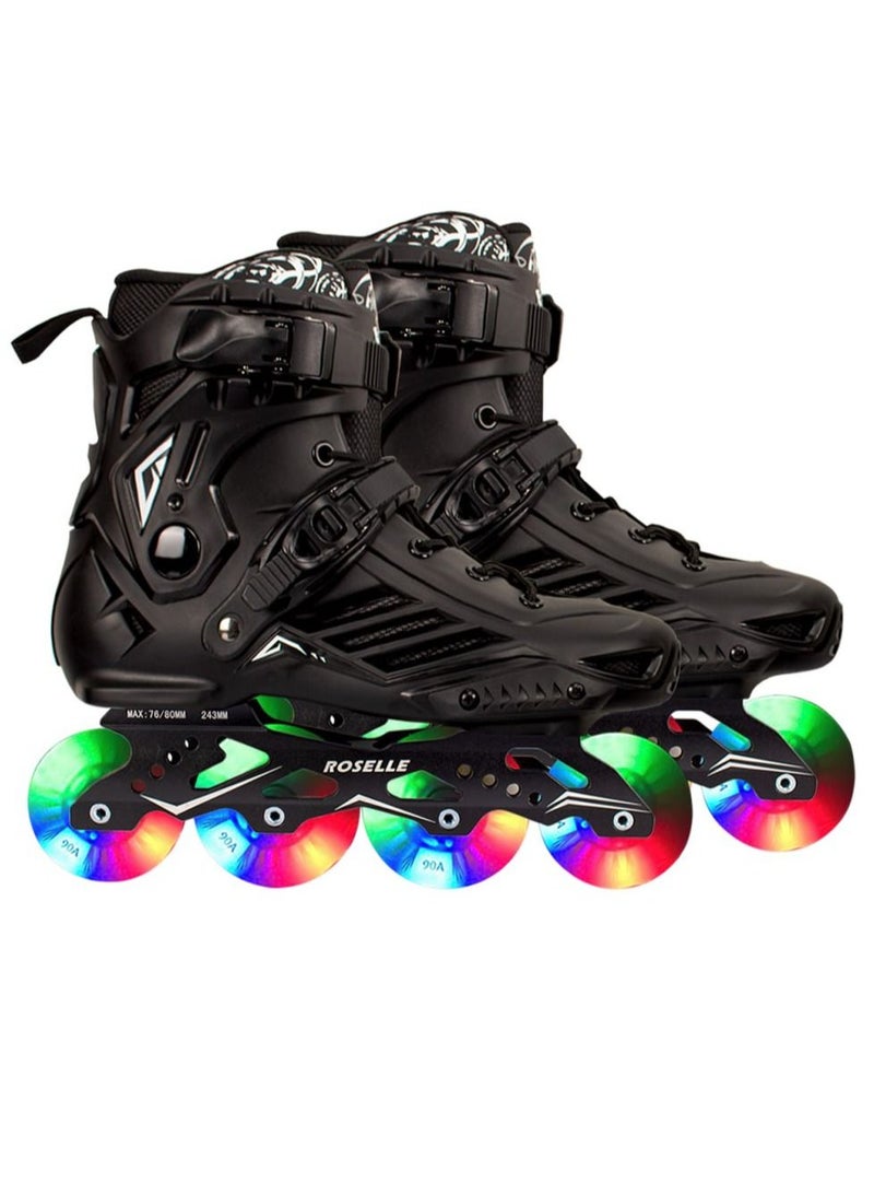 Inline Skates Shoes with LED Wheels for Unisex