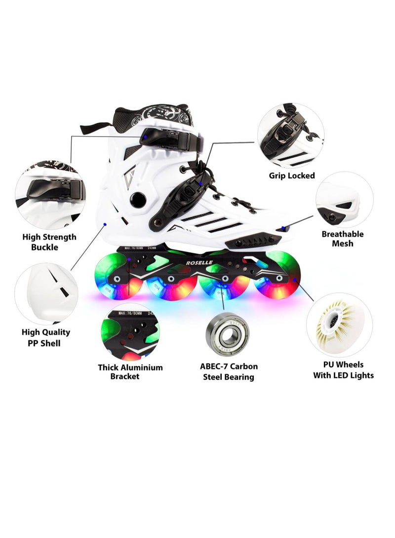 Professional LED Wheels Inline Skates for youth Men and Women