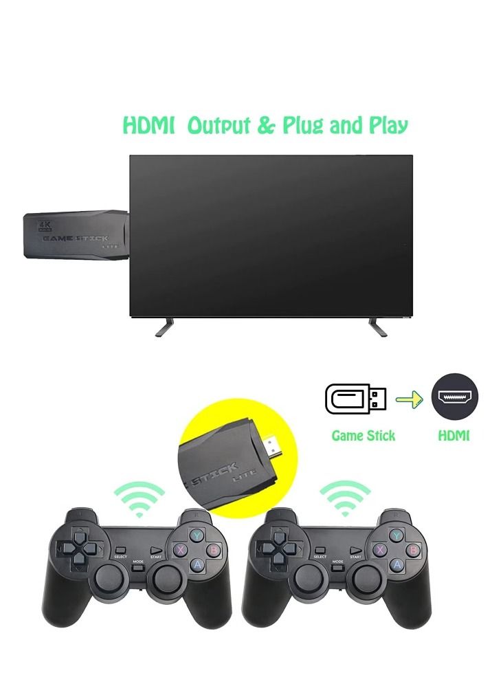 Video Game Console 2.4G Double Wireless Controller Game Stick 20000 Games