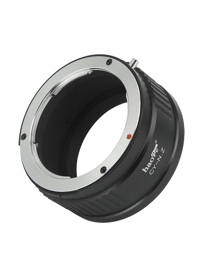 Manual Lens Mount Adapter for Contax/Yashica C/Y CY Mount Lens to Nikon Z Mount Camera Such as Z6 Z7