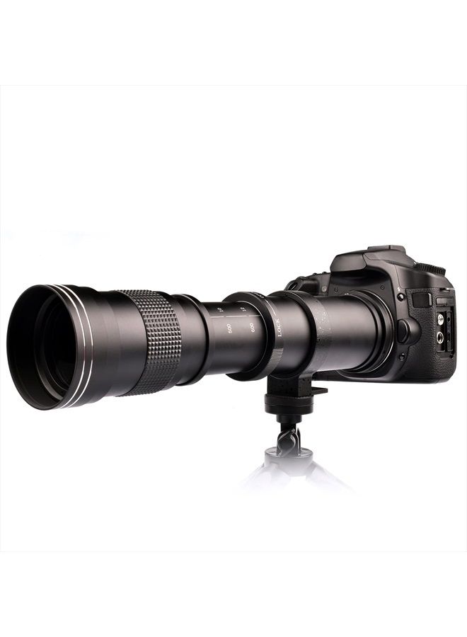 420-800mm f/8.3 Manual Zoom Telephoto Lens + T-Mount for Nikon D5500 D3300 D3200 D5300 D3400 D7200 D750 D3500 D7500 D500 D600 D700 D800 D810 D850 D3100 D5100 D5200 D7000 D7100 Camera Lenses