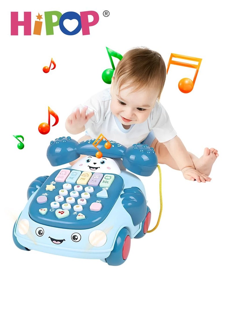 Baby Toys with Light and Music,Baby Phone Musical Car Toy,Early Sounding Educational Toy for Baby