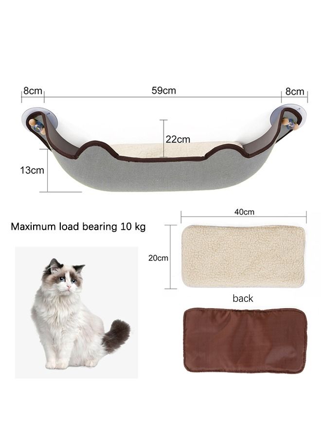 Neostyle Cat Window Perch Space Saving Window Perch Hammock With Suction Cup Single Layer