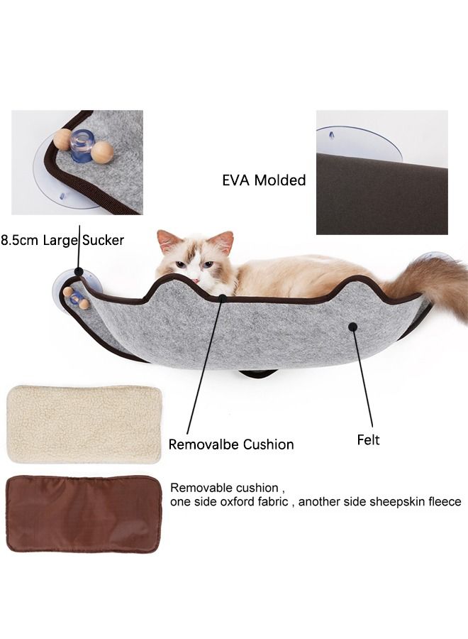 Neostyle Cat Window Perch Space Saving Window Perch Hammock With Suction Cup Single Layer