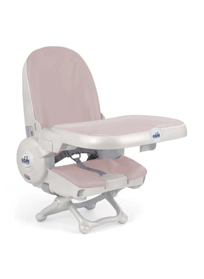 Original 4 In 1 High Chair - Pink, From 0 Up To 15 Kg. 36 Months, 5 Heights, 3 Backrest Positions, Adjustable 2-Position Footrest, Two Removable Trays, Ultra-Compact Folding, Feeding Chair