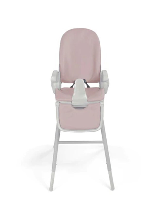 Original 4 In 1 High Chair - Pink, From 0 Up To 15 Kg. 36 Months, 5 Heights, 3 Backrest Positions, Adjustable 2-Position Footrest, Two Removable Trays, Ultra-Compact Folding, Feeding Chair