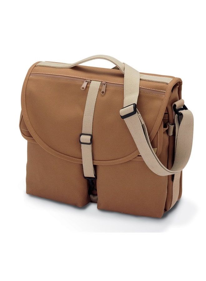 701-82S F-802 Reporter's Satchel -Sand