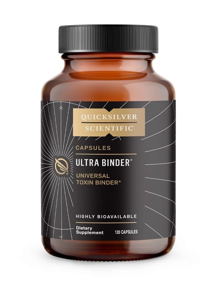 Ultra Binder - Multi Toxin Binder with Bentonite Clay Powder, Zeolite Detox & Charcoal - Supplement for Gut Support & The Body's Toxin Removal Process (120 Capsules)