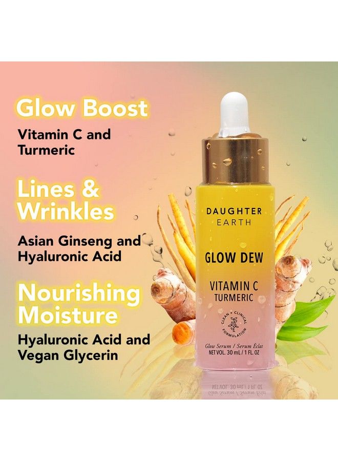20% Vitamin C Face Serum With Ginseng + Turmeric Glow Dew Face Serum 30 Ml