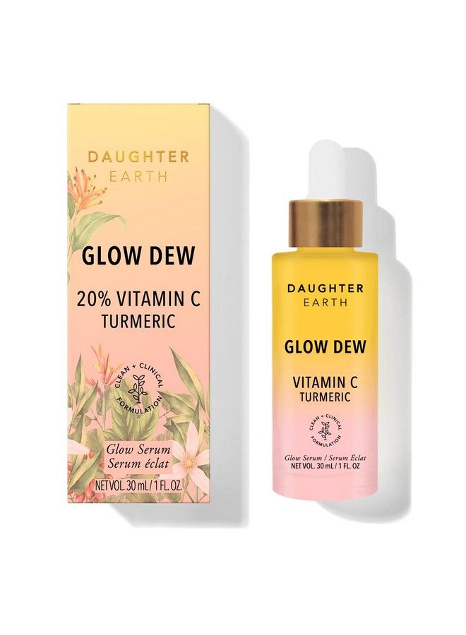 20% Vitamin C Face Serum With Ginseng + Turmeric Glow Dew Face Serum 30 Ml