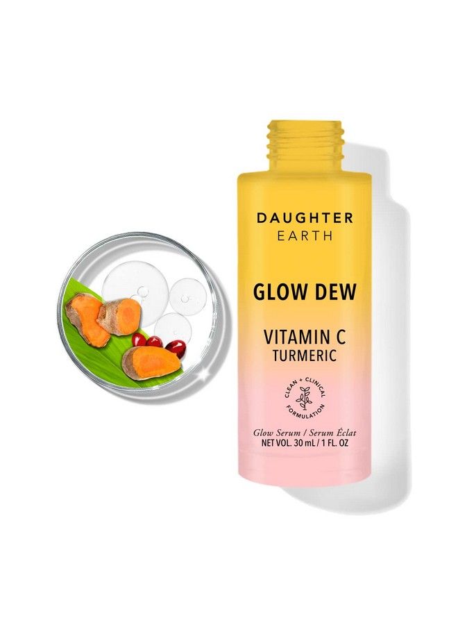 20% Vitamin C Face Serum With Ginseng + Turmeric Glow Dew Face Serum 30 Ml