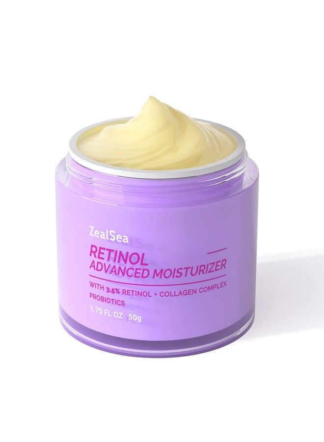 3.5% Retinol Face Moisturizer Retinol Cream For Face With Hyaluronic Acid And Vitamin E Anti Aging Cream Day And Night Cream For Women Reduce Wrinkles Fine Lines And Dryness 1.75 Oz