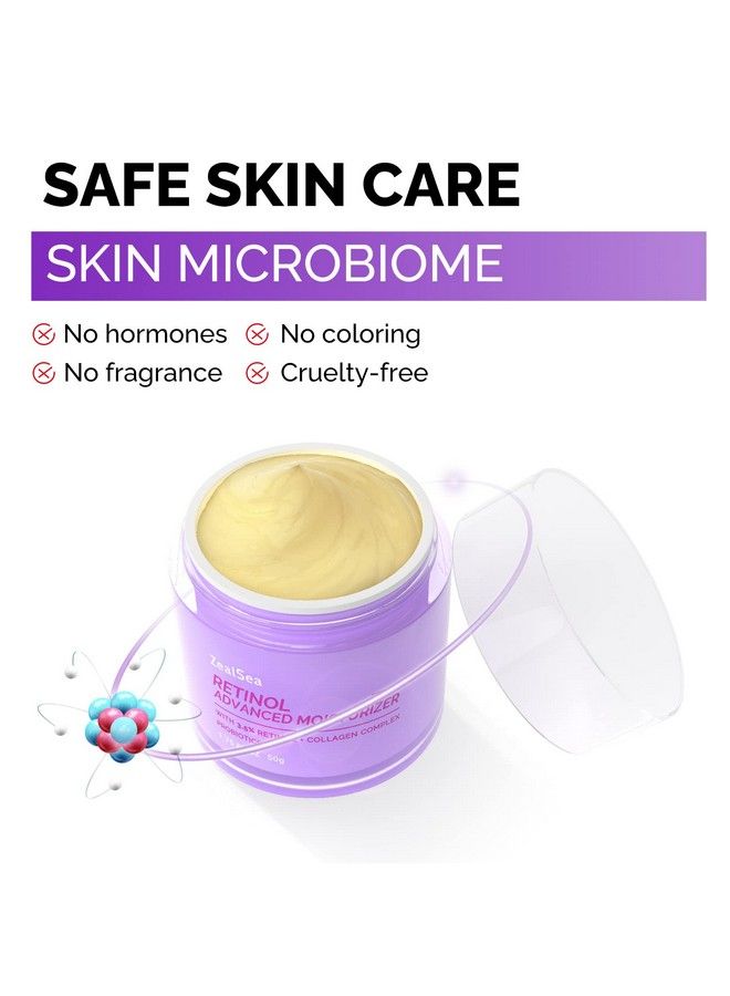 3.5% Retinol Face Moisturizer Retinol Cream For Face With Hyaluronic Acid And Vitamin E Anti Aging Cream Day And Night Cream For Women Reduce Wrinkles Fine Lines And Dryness 1.75 Oz