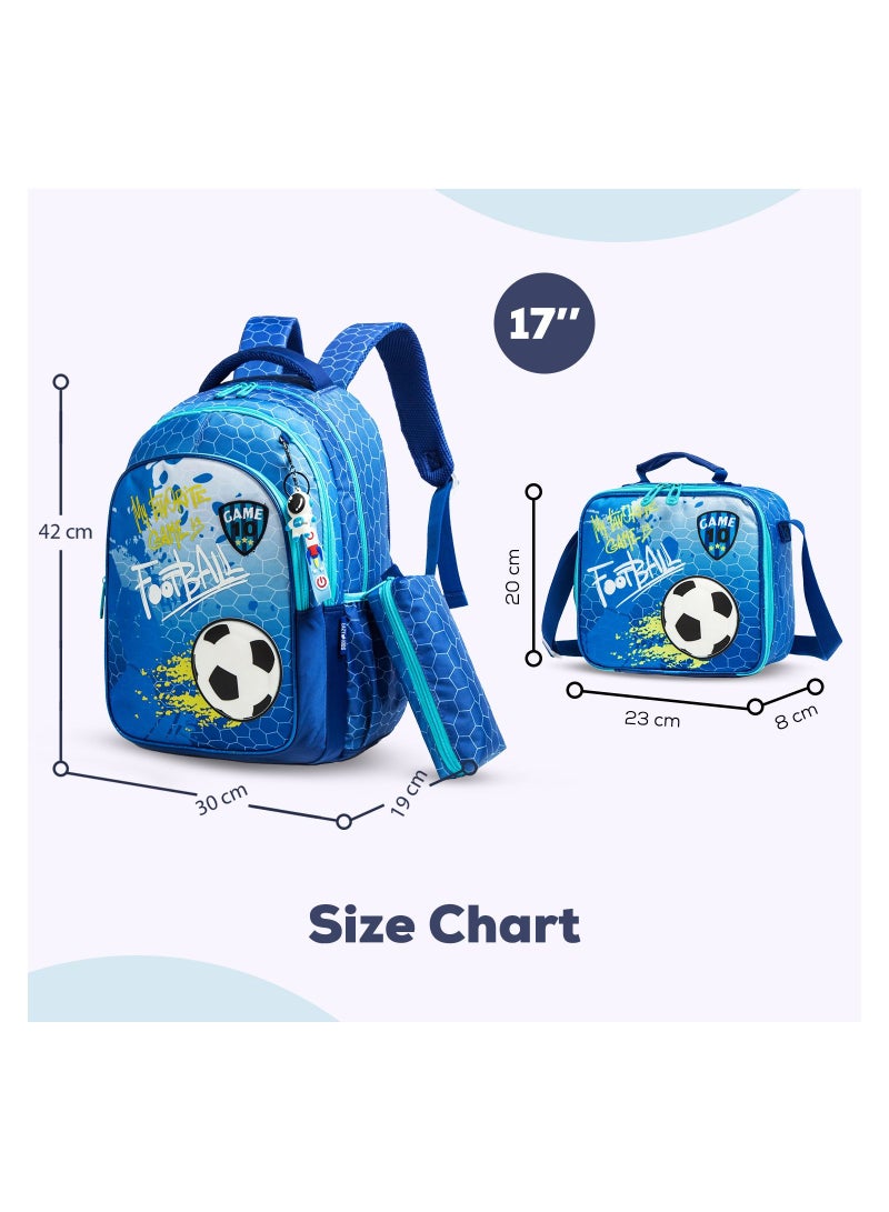Eazy Kids School Bag Lunch Bag -Blue