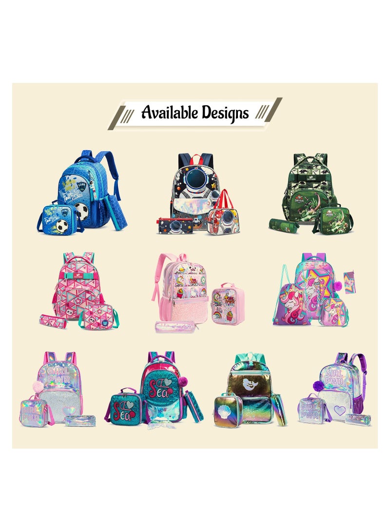 Eazy Kids School Bag Lunch Bag -Blue