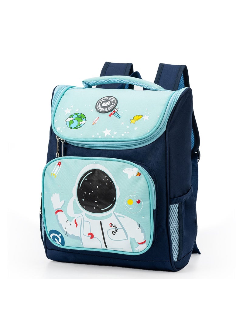 Eazy Kids 16inch Astronaut Space School Backpack-Blue