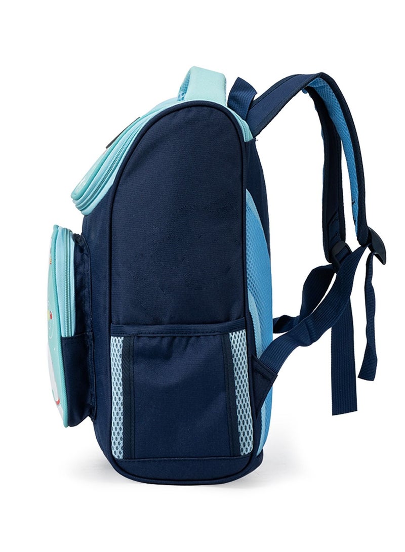 Eazy Kids 16inch Astronaut Space School Backpack-Blue