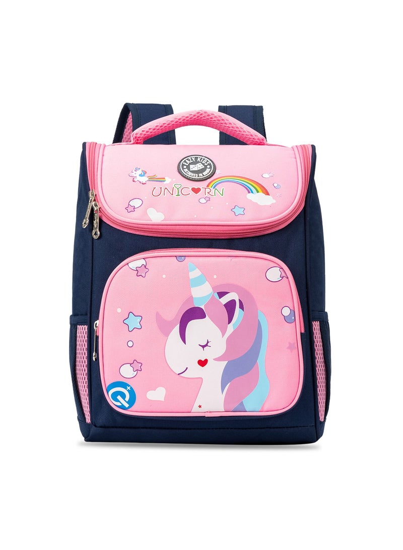 Eazy Kids 16inch Unicorn School Backpack Pink