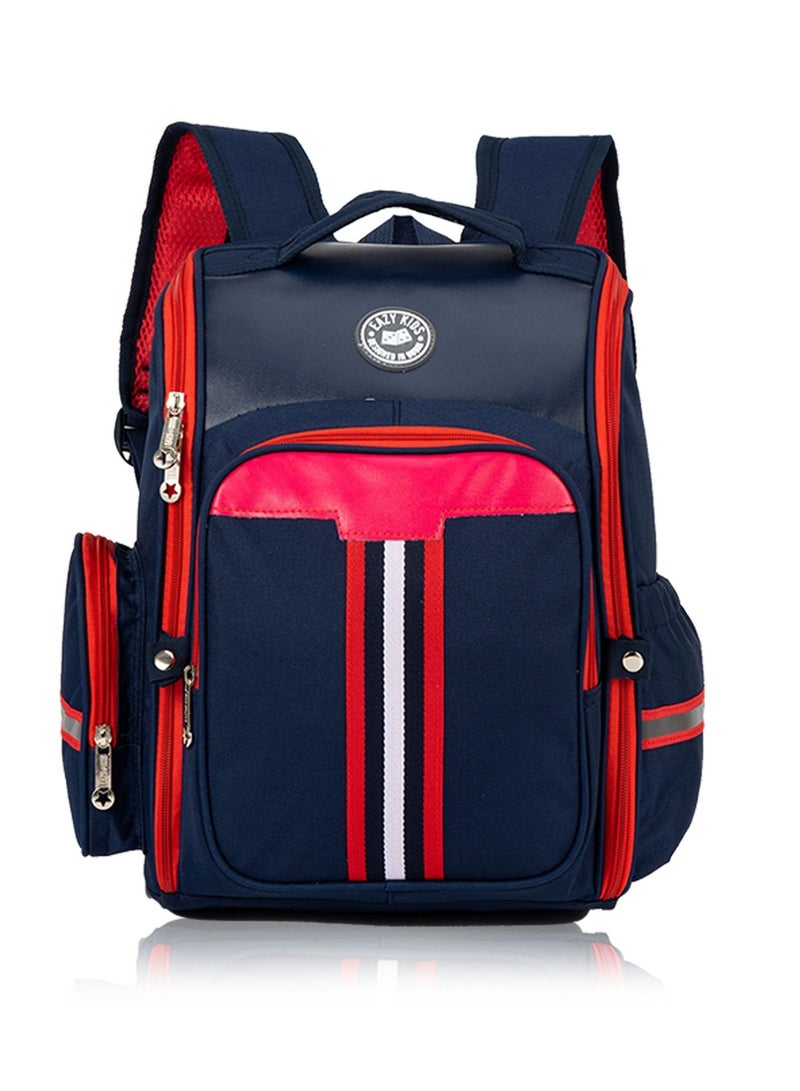 Eazy Kids - School Bag Trolley Red Blue