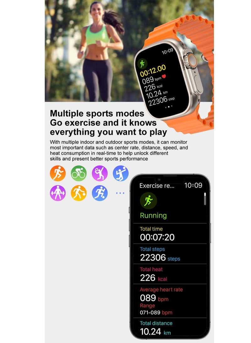 i10 Ultra Max Smart Watch Men Women IP67 Waterproof Wireless Charging Smartwatch Pk HK8 Pro Max DT7 Max Z8 Ultra 9 Max