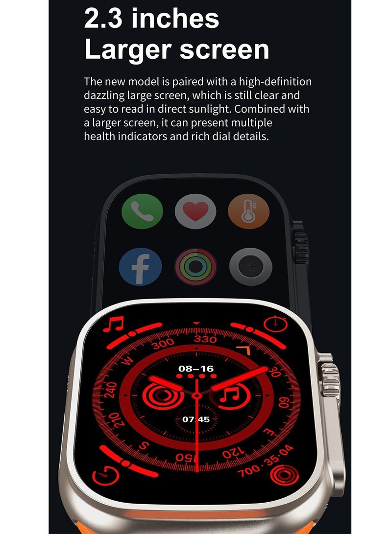 i10 Ultra Max Smart Watch Men Women Waterproof Wireless Charging Smartwatch Pk HK8 Pro Max DT7 Max Z8 Ultra 9 Max