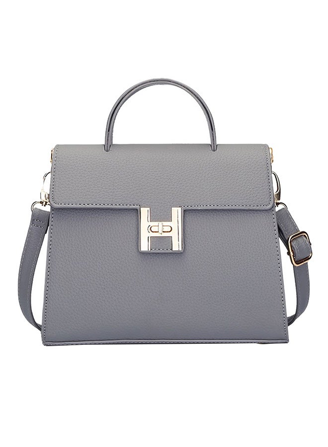 Solid Color Brief Design Ol Style Top All Match Bag Grey