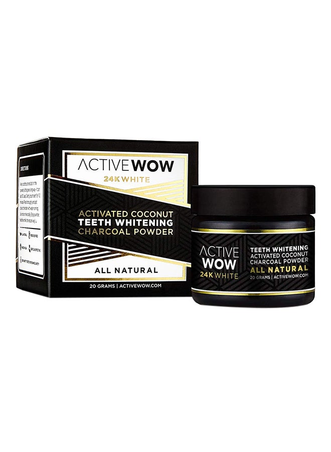 Activated Coconut Teeth Whitening Charcoal Powder 20grams