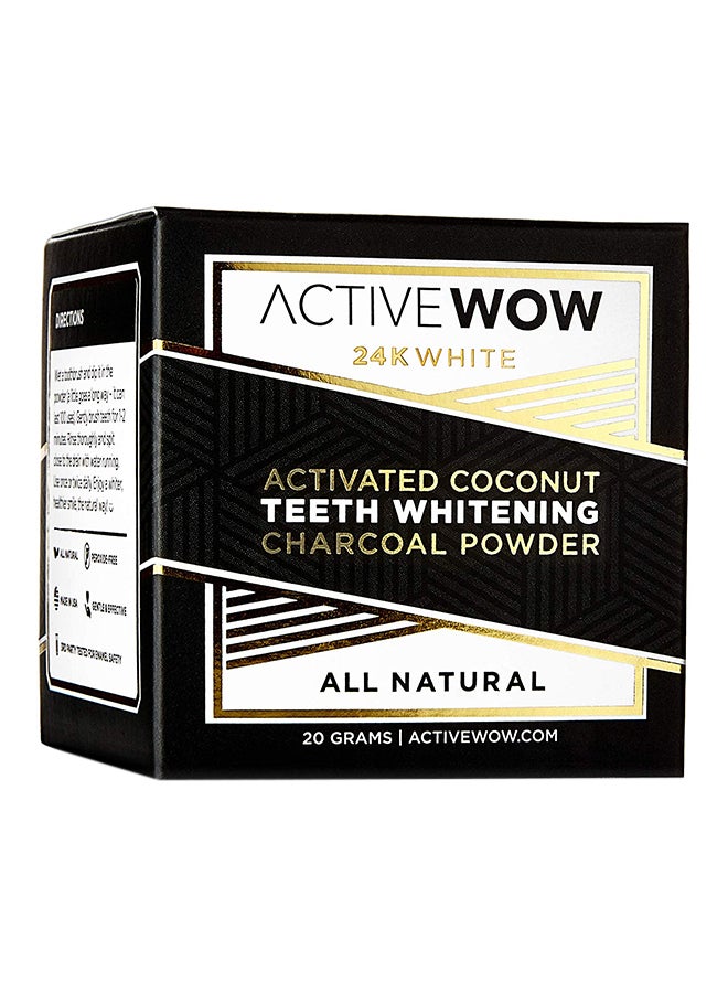 Activated Coconut Teeth Whitening Charcoal Powder 20grams