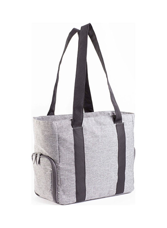 Breast Pump Carryall Tote Bag, Heather Gray For Web
