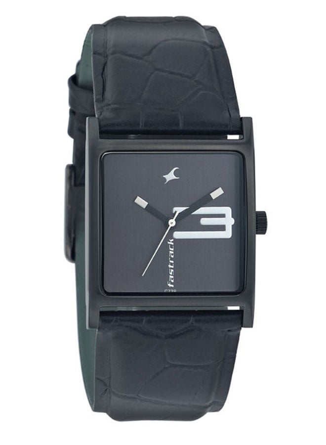 Leather Analog Wrist Watch 9735NL02