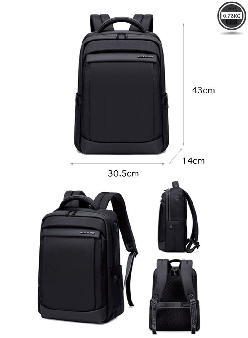 Lightweight Wear Resistant Laptop Backpack with Headphone Port for School Work