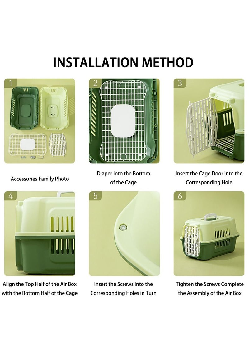 Dog Kennel & Cat Kennel, Great for Small Animals For Pets up to 16 Pounds