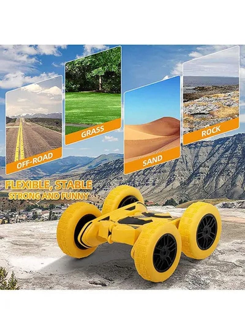 Portable Double Sided Rotating Vehicles Tumbling Flips Rc Remote Control Car