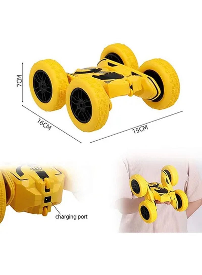 Portable Double Sided Rotating Vehicles Tumbling Flips Rc Remote Control Car