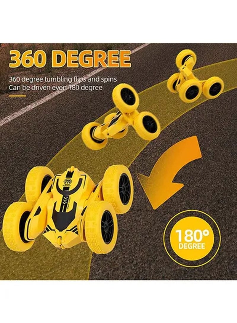 Portable Double Sided Rotating Vehicles Tumbling Flips Rc Remote Control Car