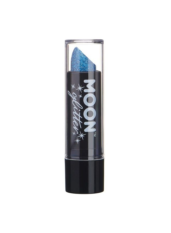 Holographic Glitter Lipstick by Moon Glitter - 0.17oz - Blue