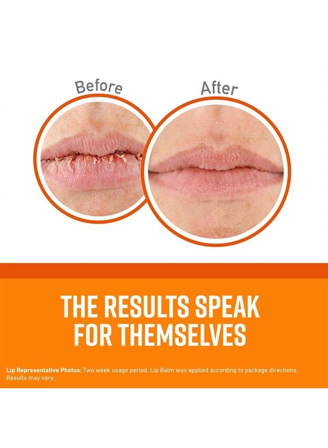 Lip Repair Lip Balm for Dry, Cracked Lips, Stick, (Pack of 4: 3 Cooling + 1 Unscented)