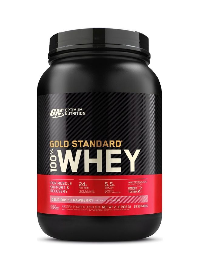 Gold Standard 100% Whey Delicious Strawberry 2Lbs